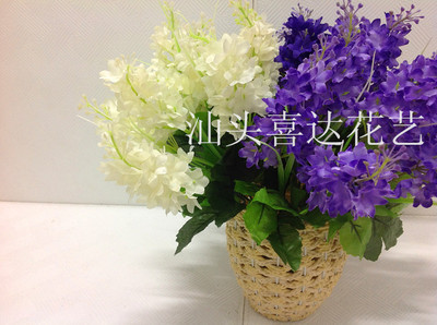2013新款5叉5頭風(fēng)信子仿真花 汕頭廠家直銷，品質(zhì)與價格的雙重優(yōu)勢